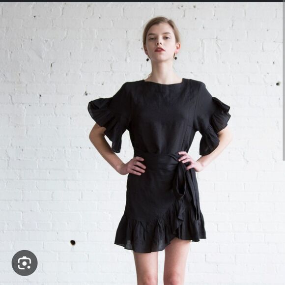 Isabel marant Delicia Linen Wrap Dress - Picture 6 of 6